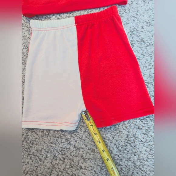 NWT Lightning McQueen For Girls (Size 7) Sleeveless Hoodie and Shorts Set - Picture 5 of 14